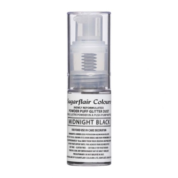 Pump Spray Glitter Dust - Midnight Black - E171 Free